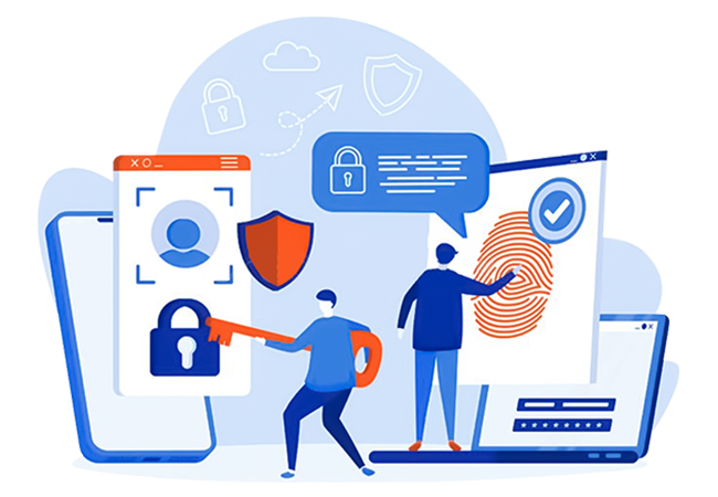 The manager is checking employee attendance using BioKnox HRMS software.