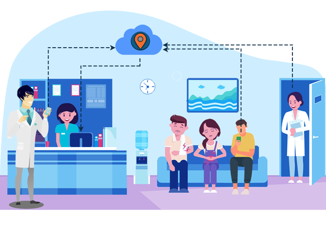 Employees are registering their attendance in the BioKnox GEO Fencing Attendance System from different locations.